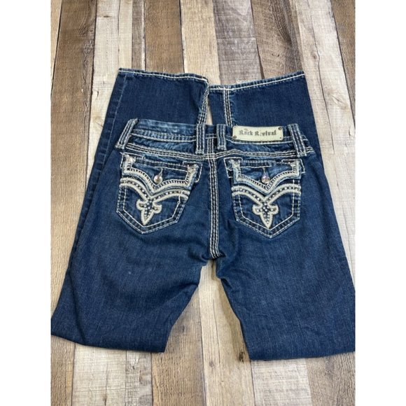 Rock Revival Jeans Rock Revival Women 26 X 29 Blue Jeans Easy Boot
